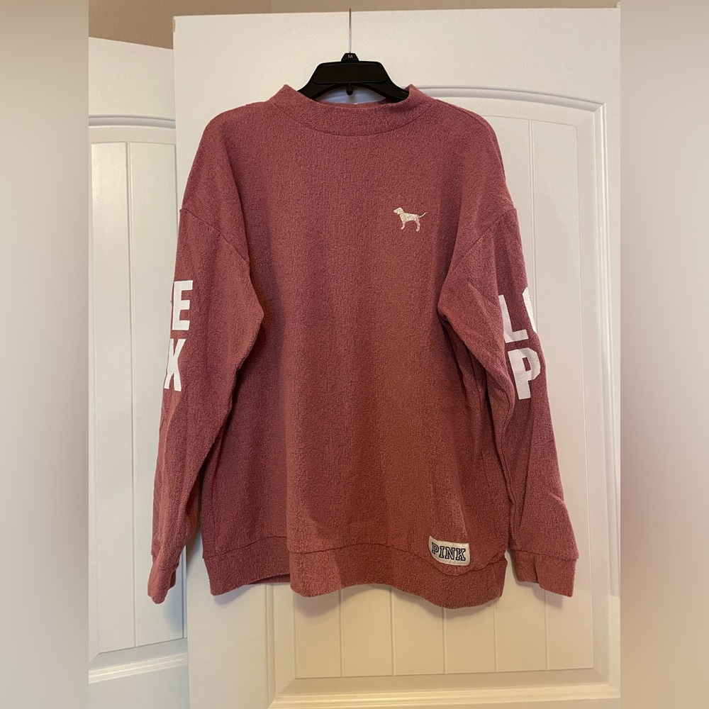 Pink pullover sweater